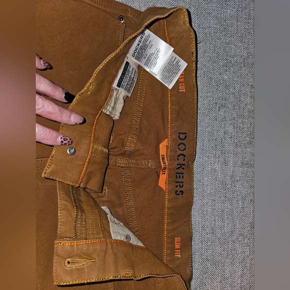 Brown Straight-Leg Pants - Picture 2 of 5